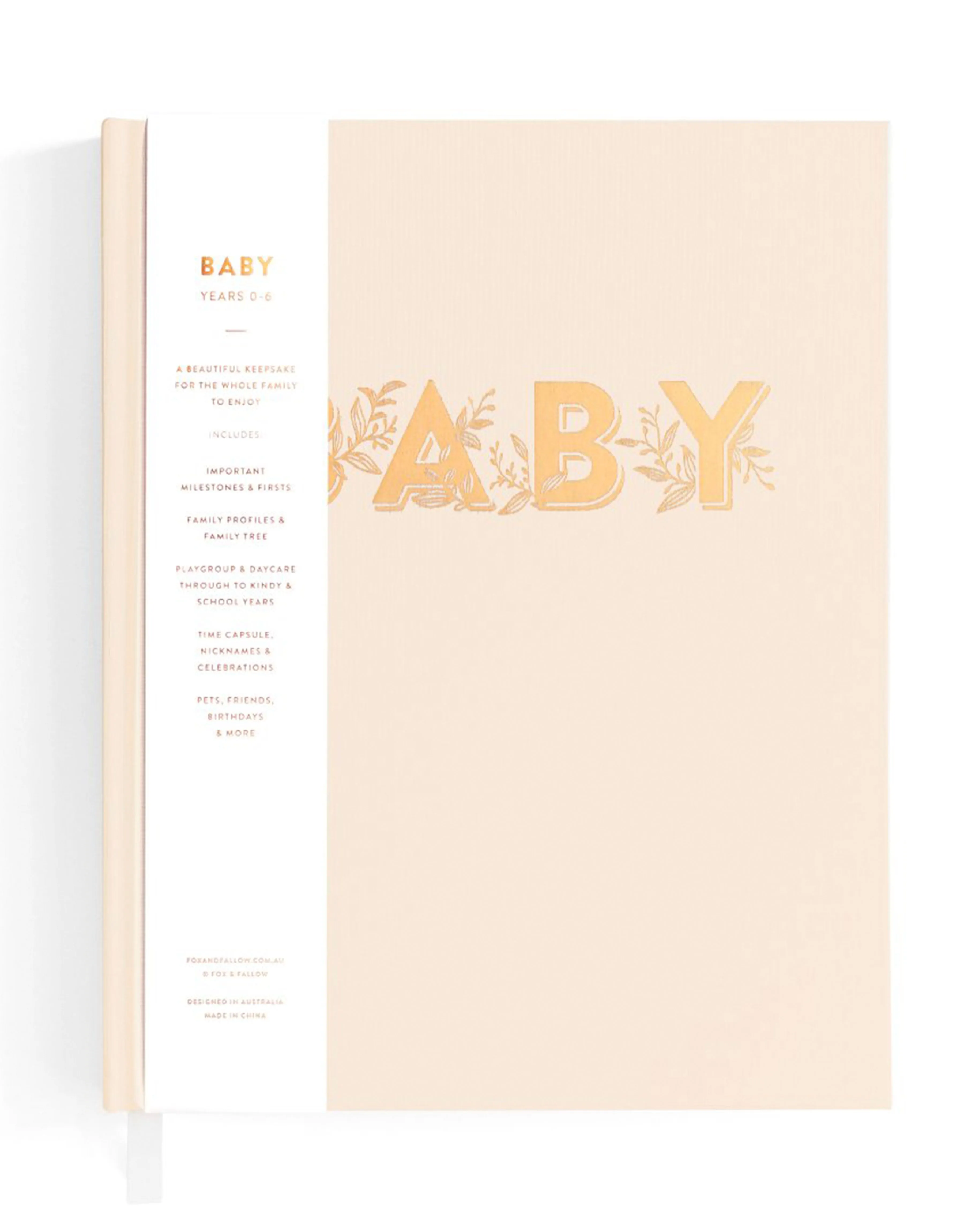 Baby Book Buttermilk Gender Neutral