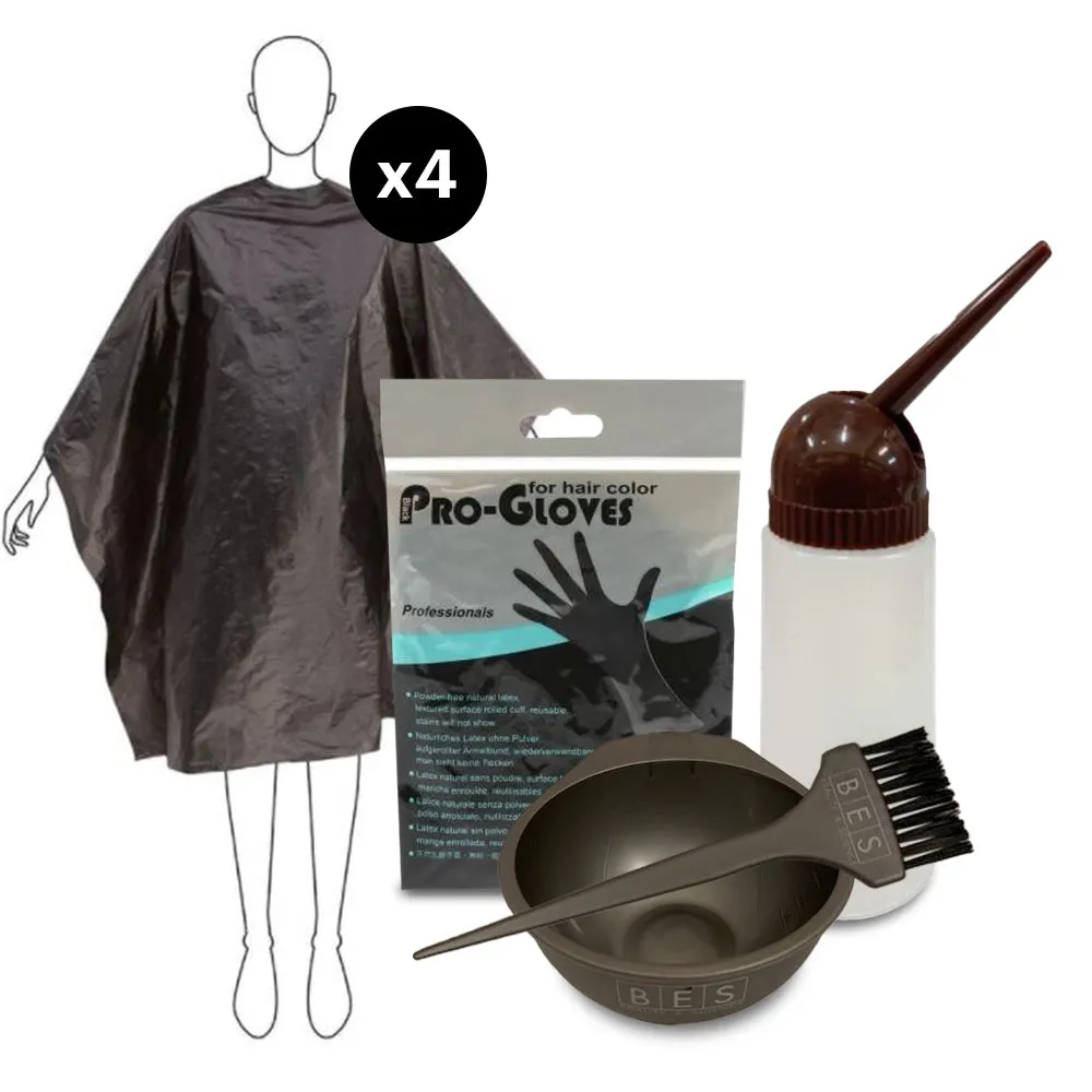 Beautopia Hair Tint Kit with Disposable Capes