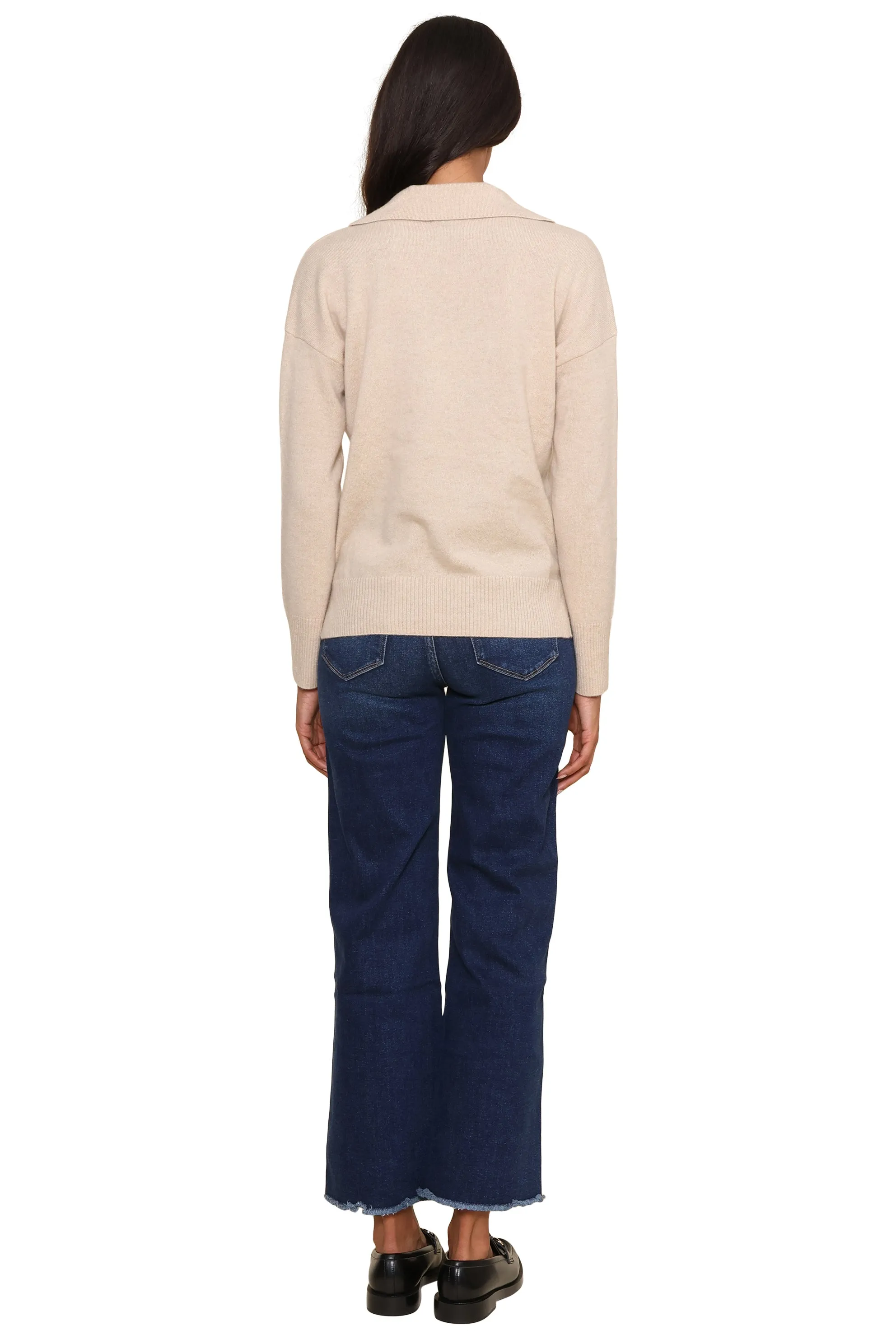 Bella Notched Collar Cashmere