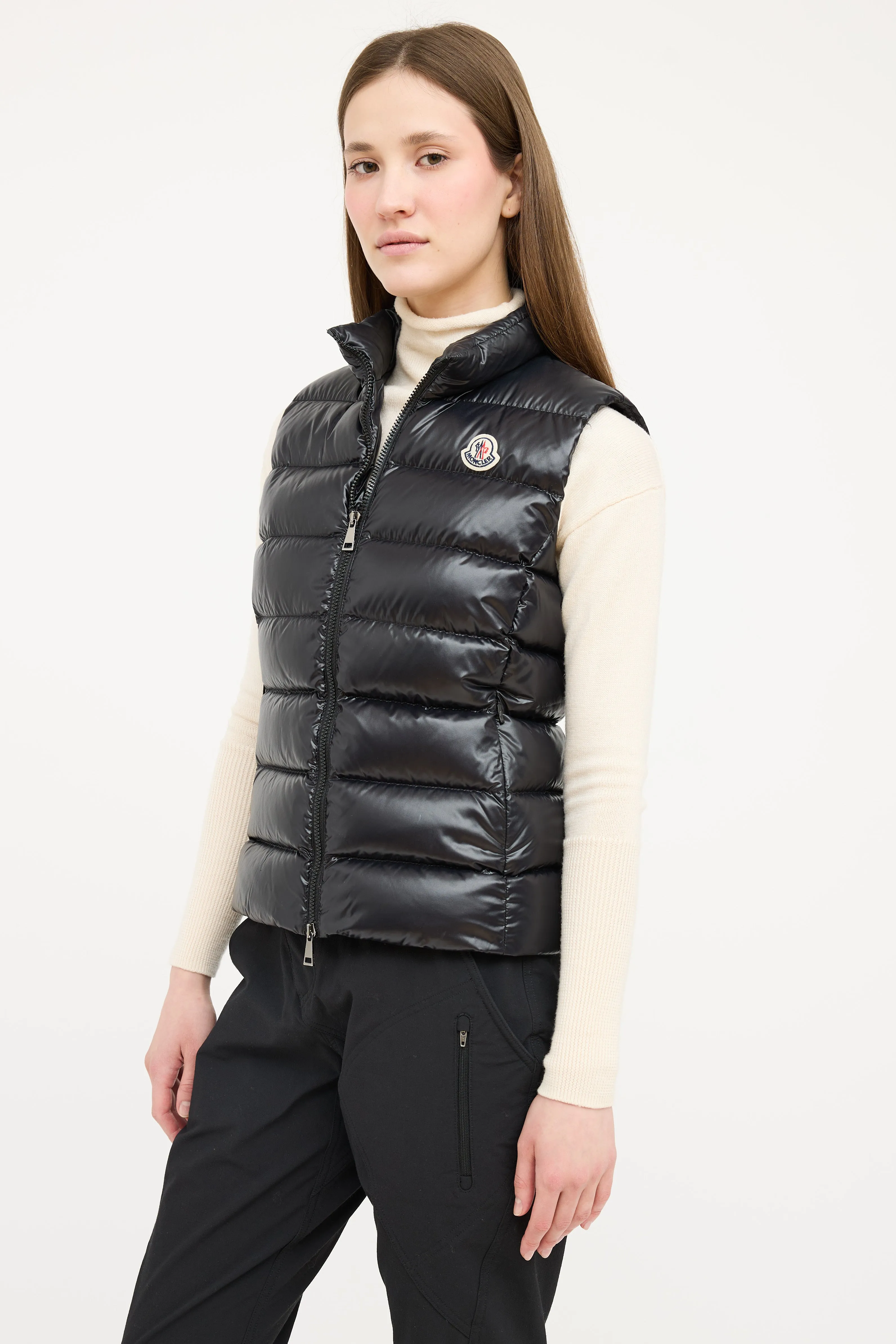 Black Ghany Down Vest