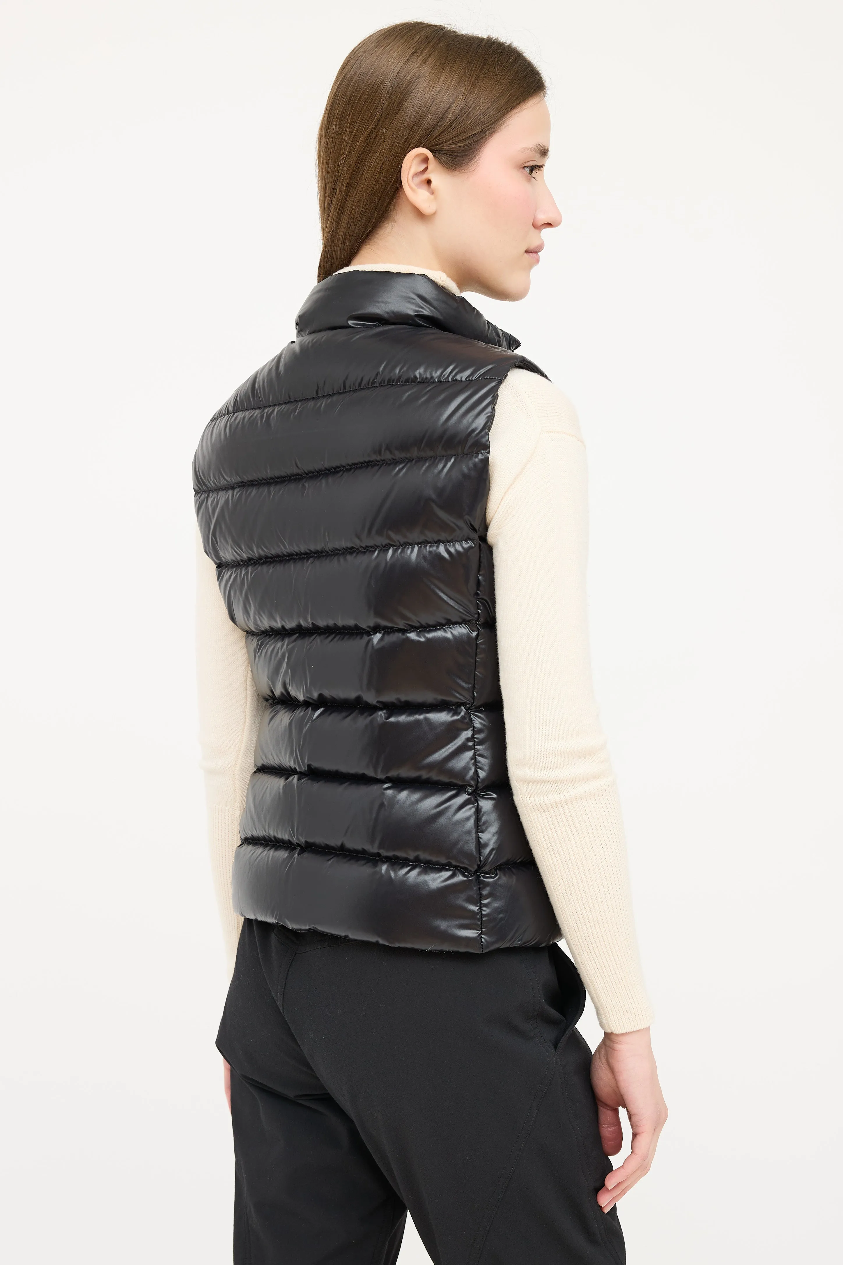 Black Ghany Down Vest