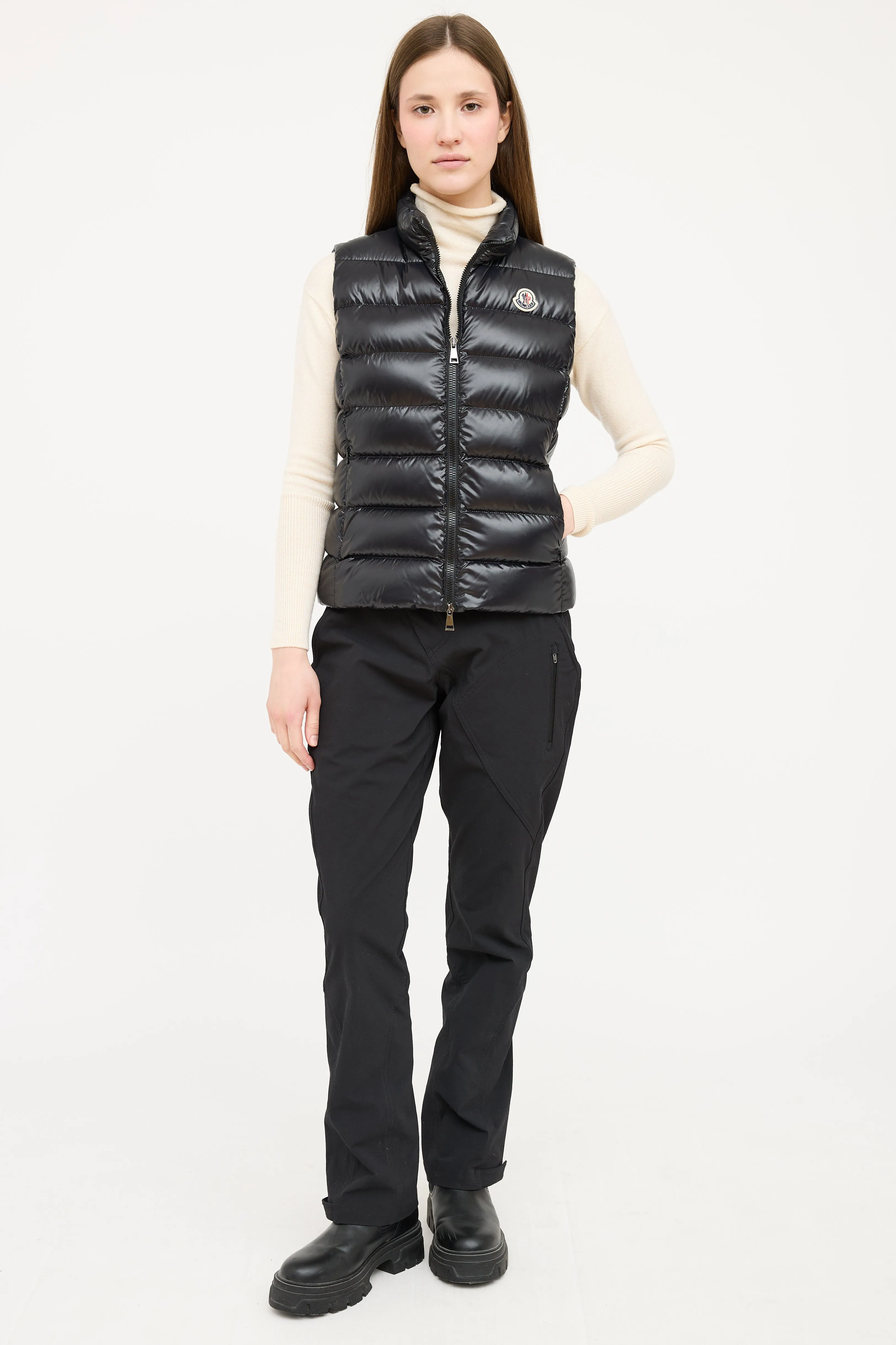 Black Ghany Down Vest
