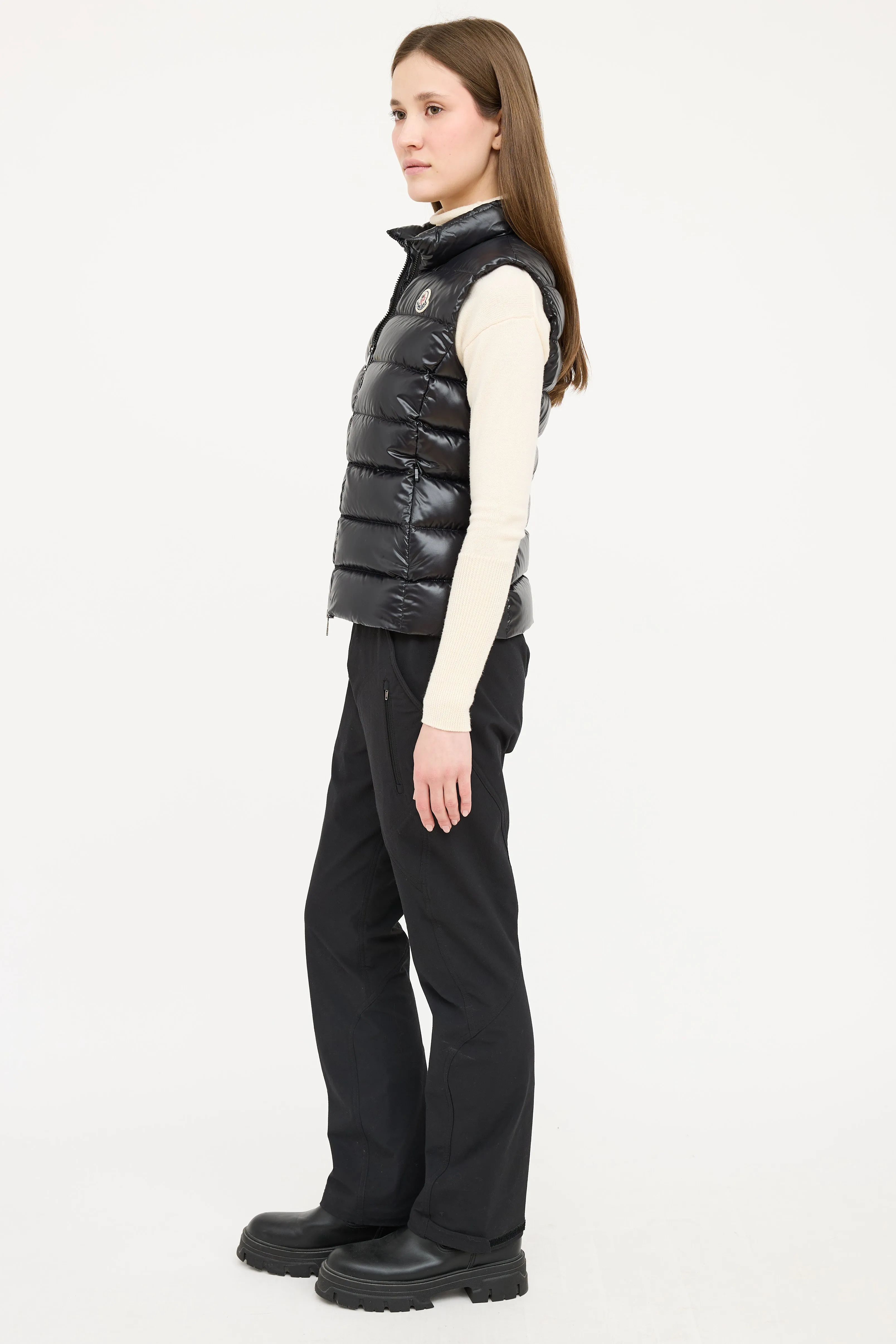 Black Ghany Down Vest