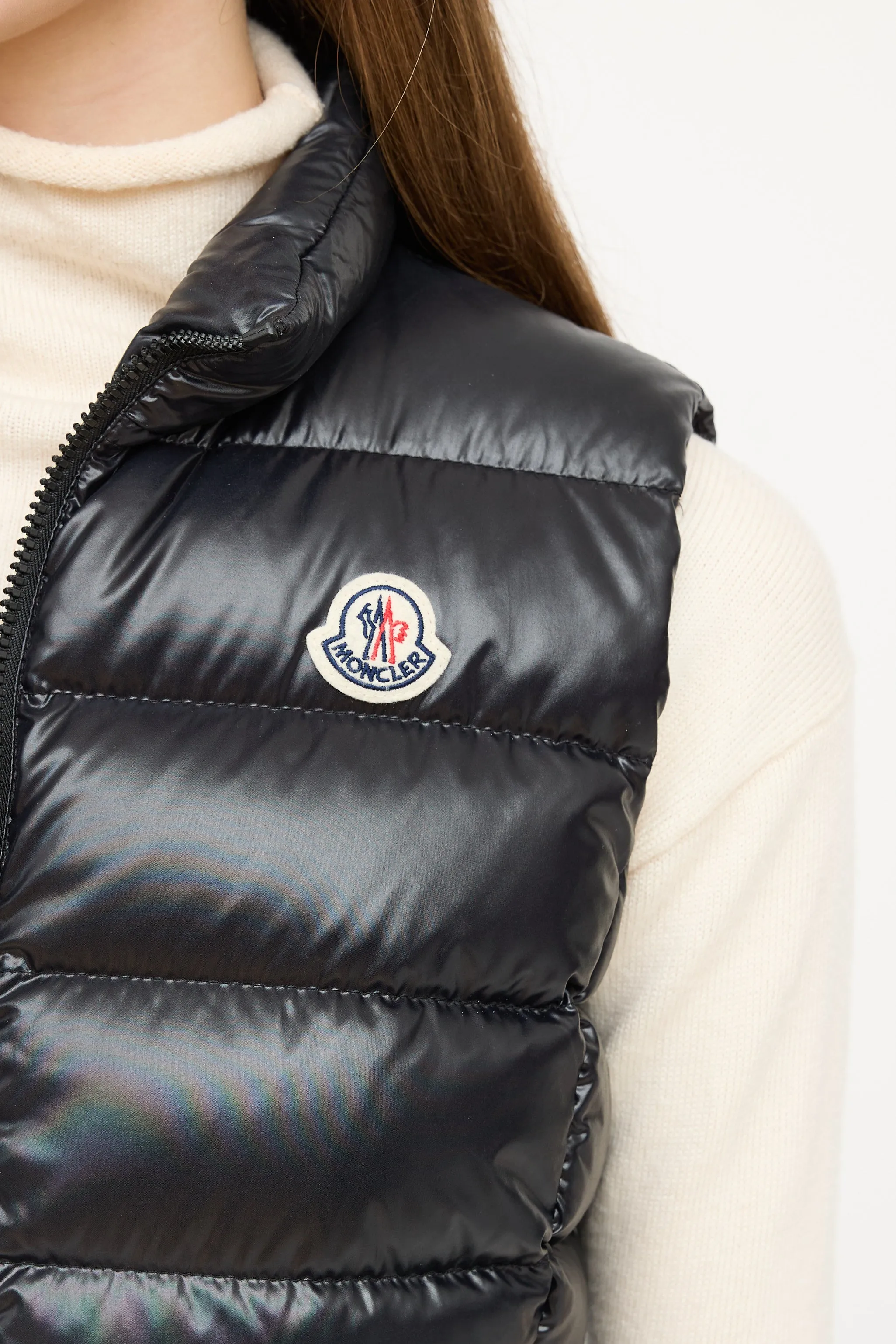Black Ghany Down Vest