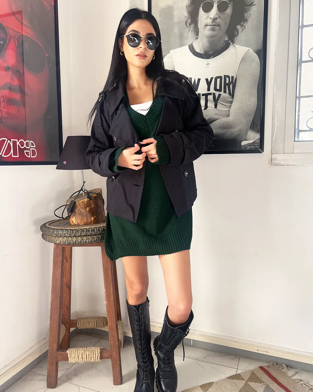 Black Trench Jacket