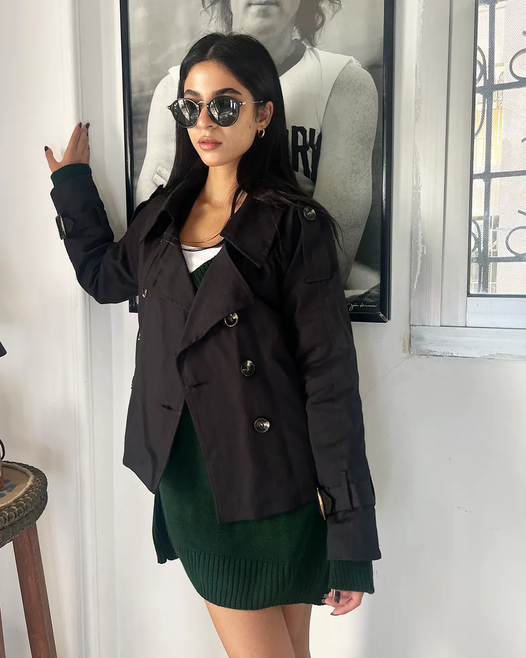 Black Trench Jacket