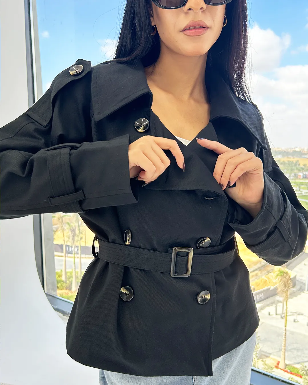 Black Trench Jacket