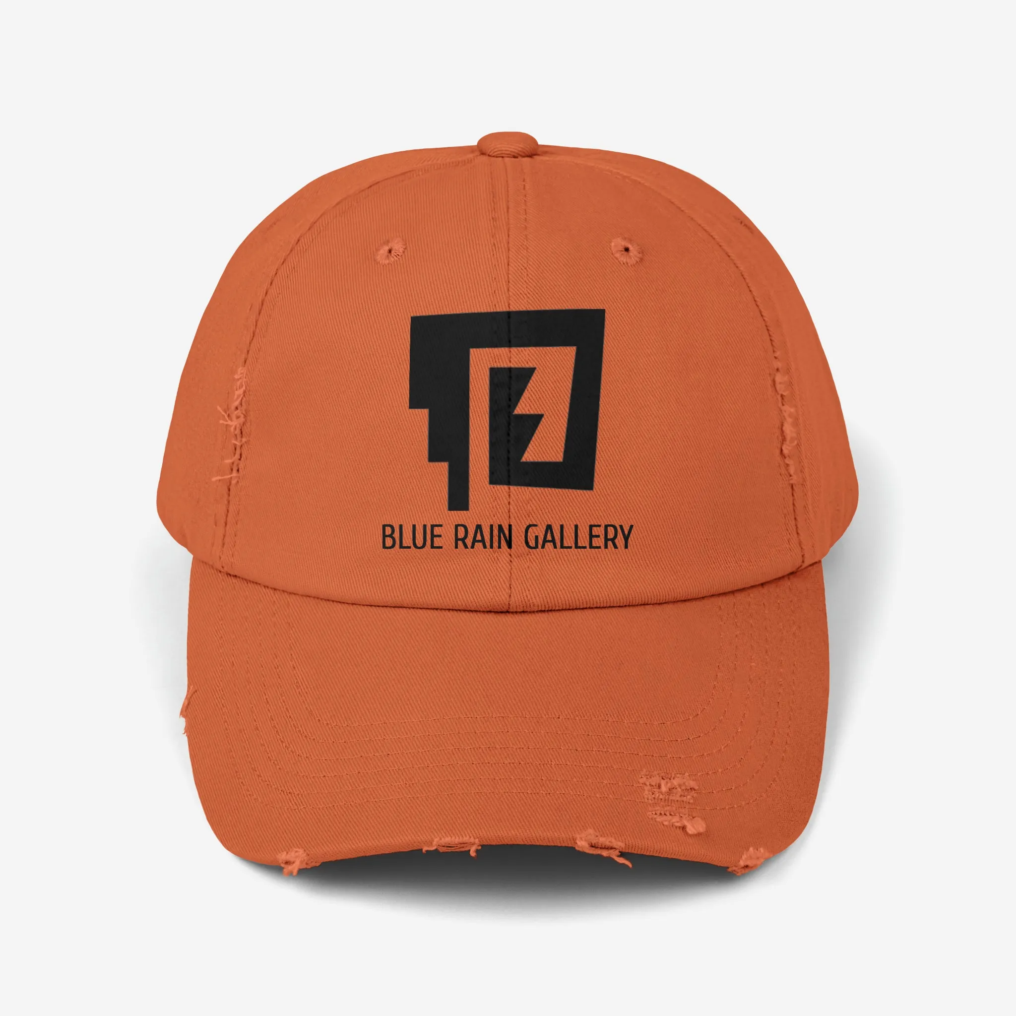 Blue Rain Distressed Cap