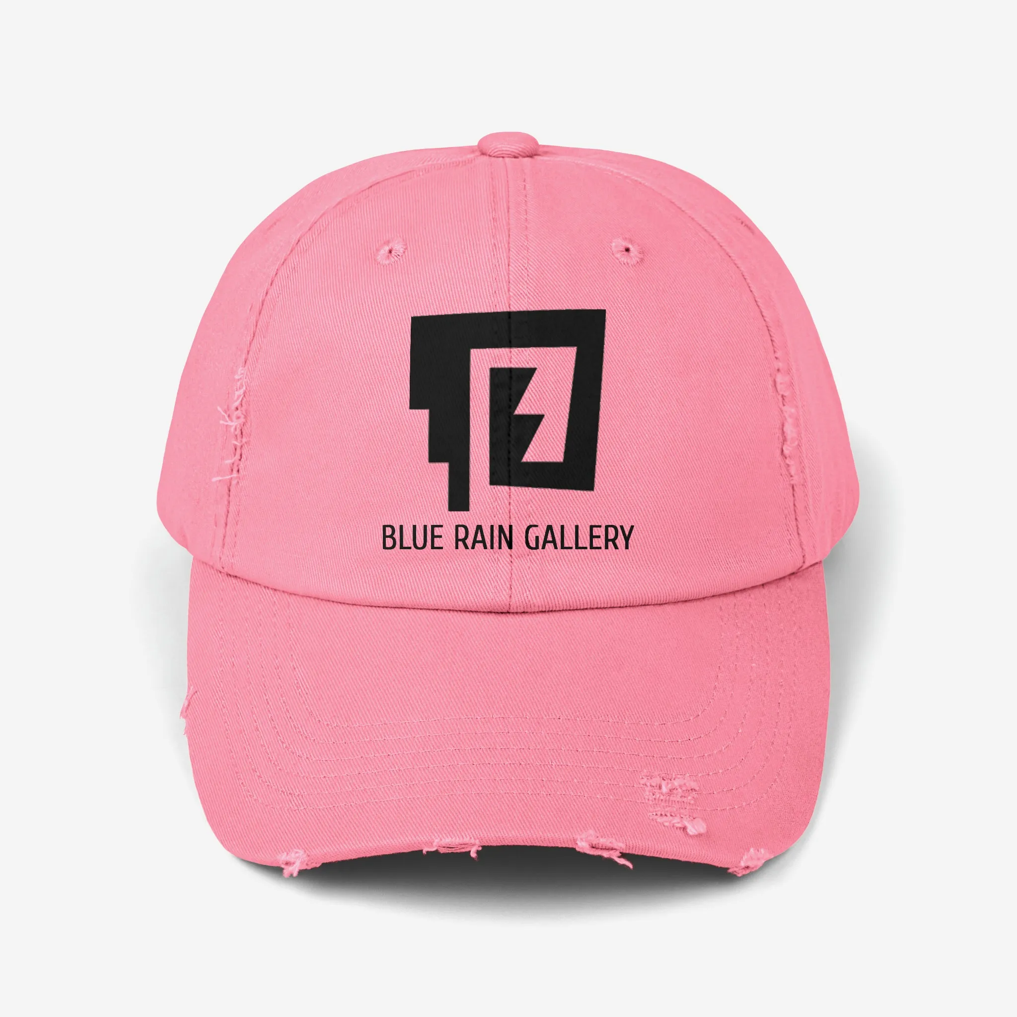 Blue Rain Distressed Cap