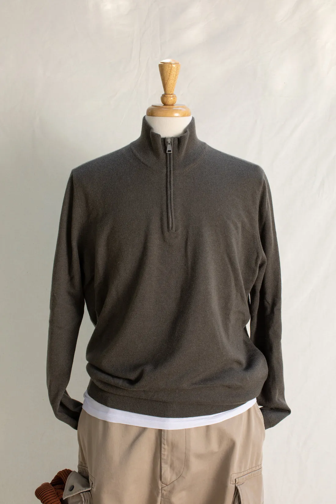 Cashmere Quarter Zip