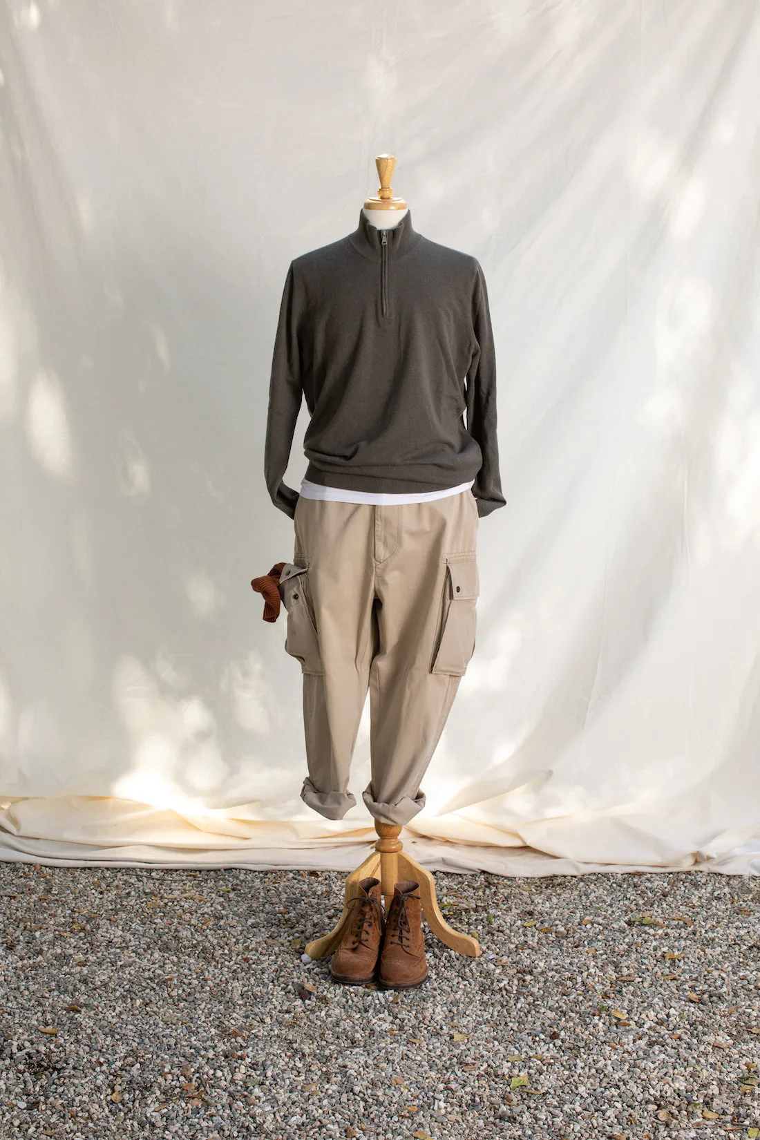 Cashmere Quarter Zip