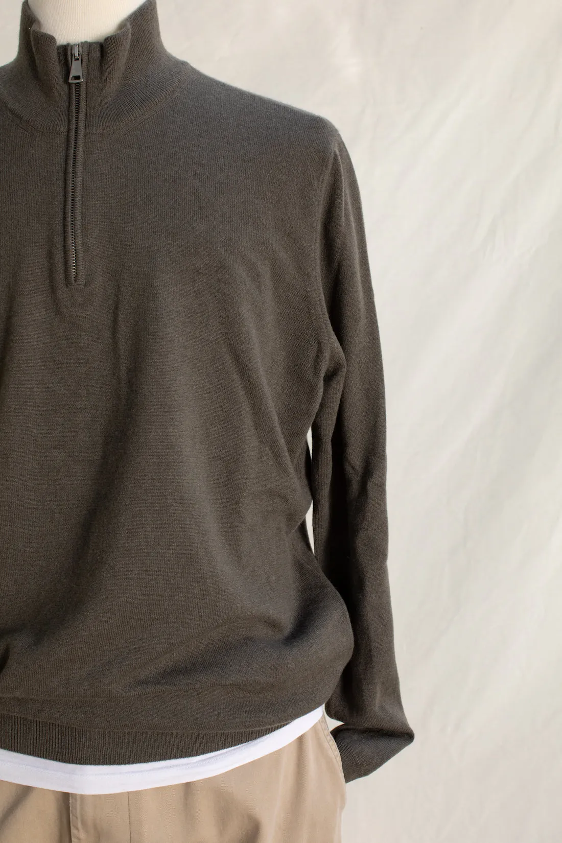 Cashmere Quarter Zip