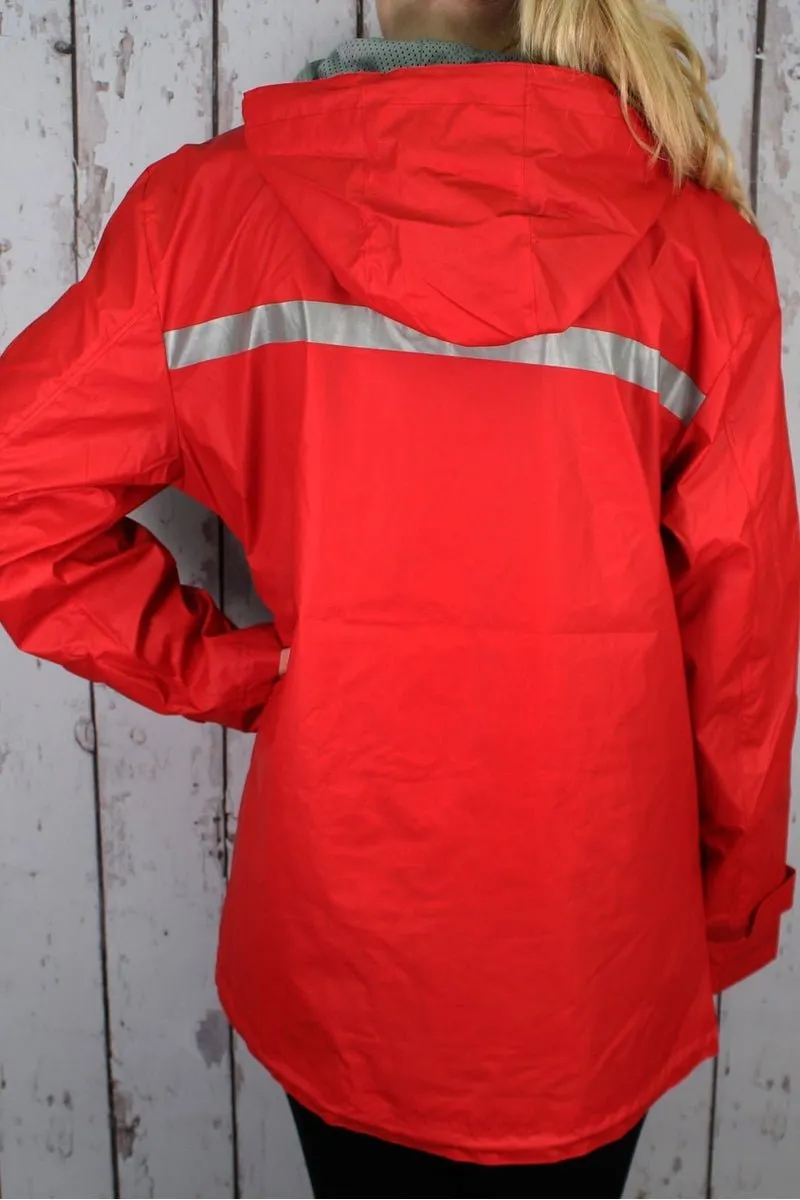 Charles River Women's New Englander Red Rain Jacket *Customizable! (Wholesale Pricing N/A)