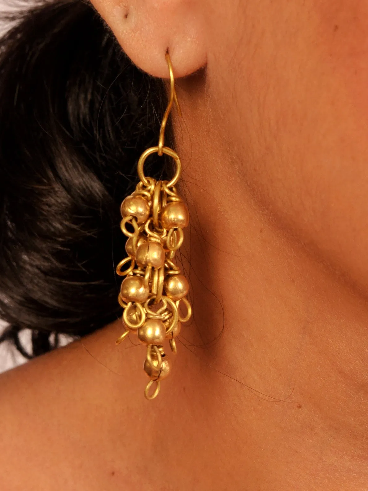 Chitrangi Contemporary Dokra Earrings