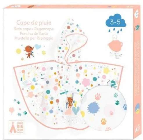Djeco Fashion - Rain Cape 3-5 Years Cat