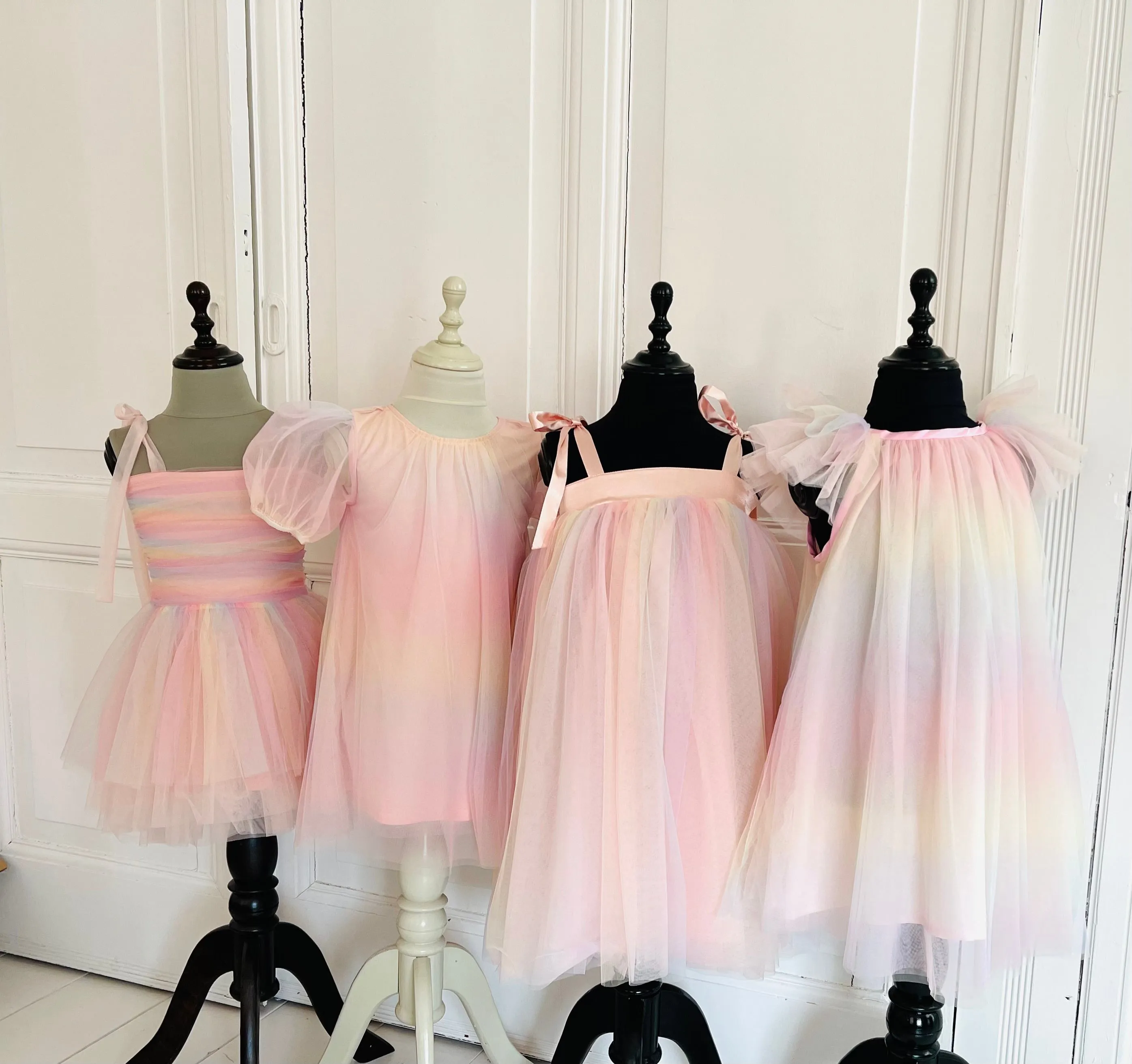 DOLLY® UNICORN RAINBOW PASTELS 🦄 🌈 TULLE FAIRY DRESS rainbow