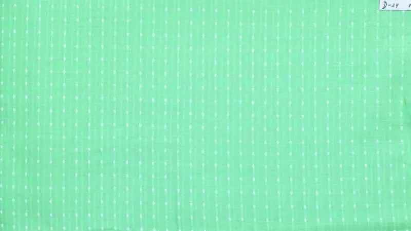 Green Jacquard Cotton Fabric