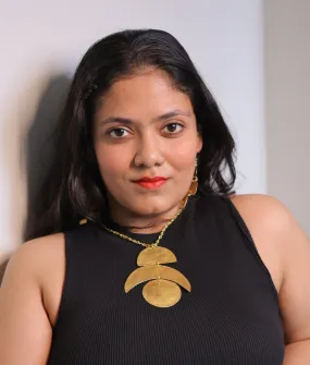 Harshita Contemporary Dokra Necklace