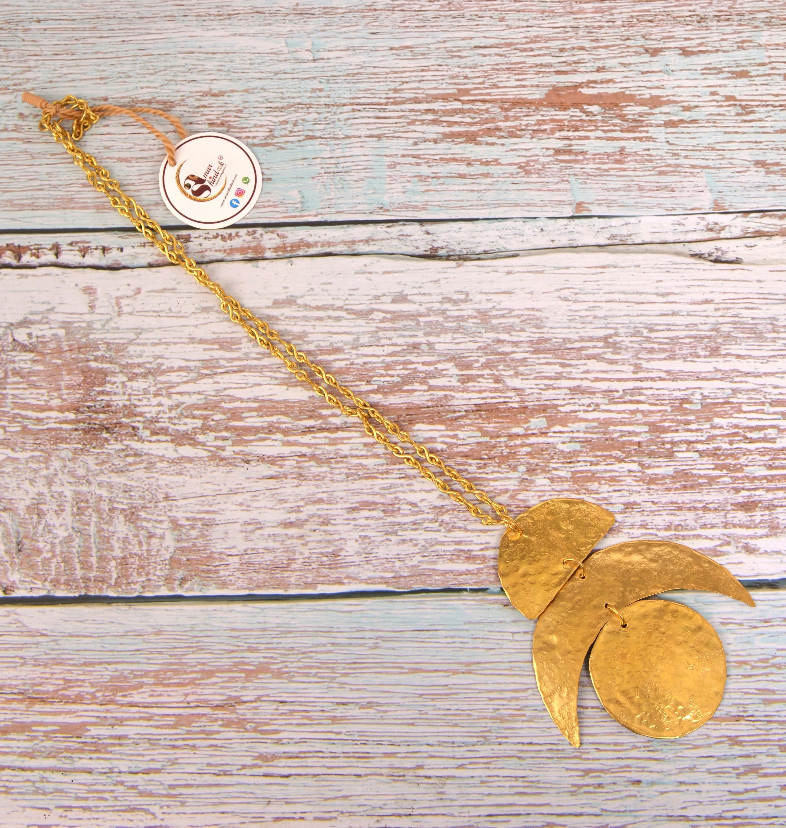 Harshita Contemporary Dokra Necklace