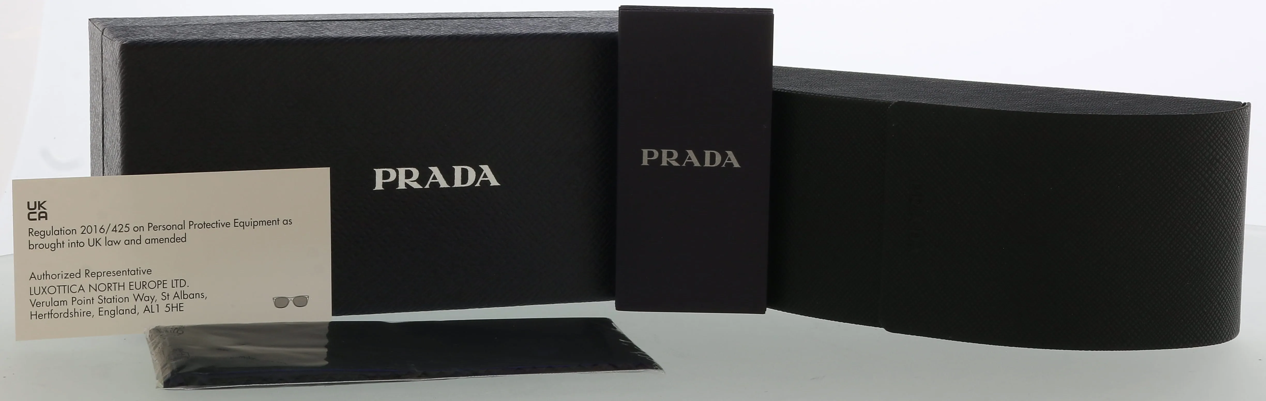 Prada 0PR 02YSF 2AU6S152 Cat Eye Full rim Tortoise Sunglasses