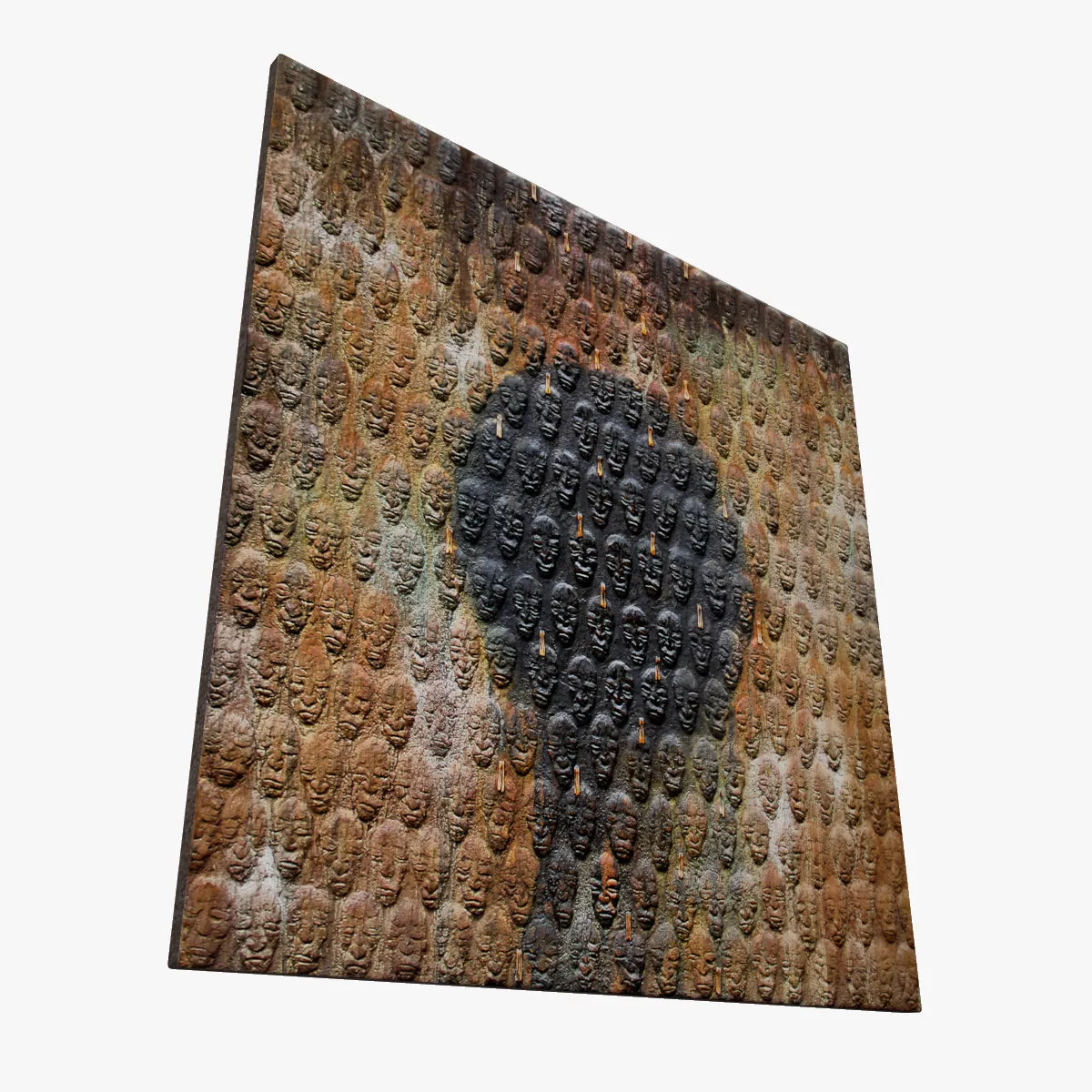 Summer Rain and The Faces Lacquer Painting 3D Model