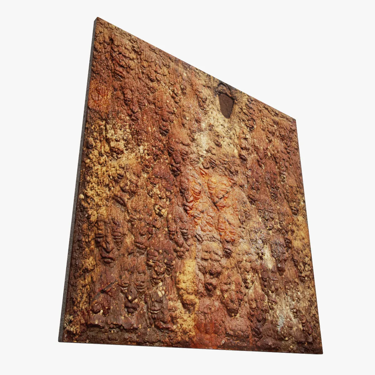 Summer Rain and The Faces Lacquer Painting 3D Model